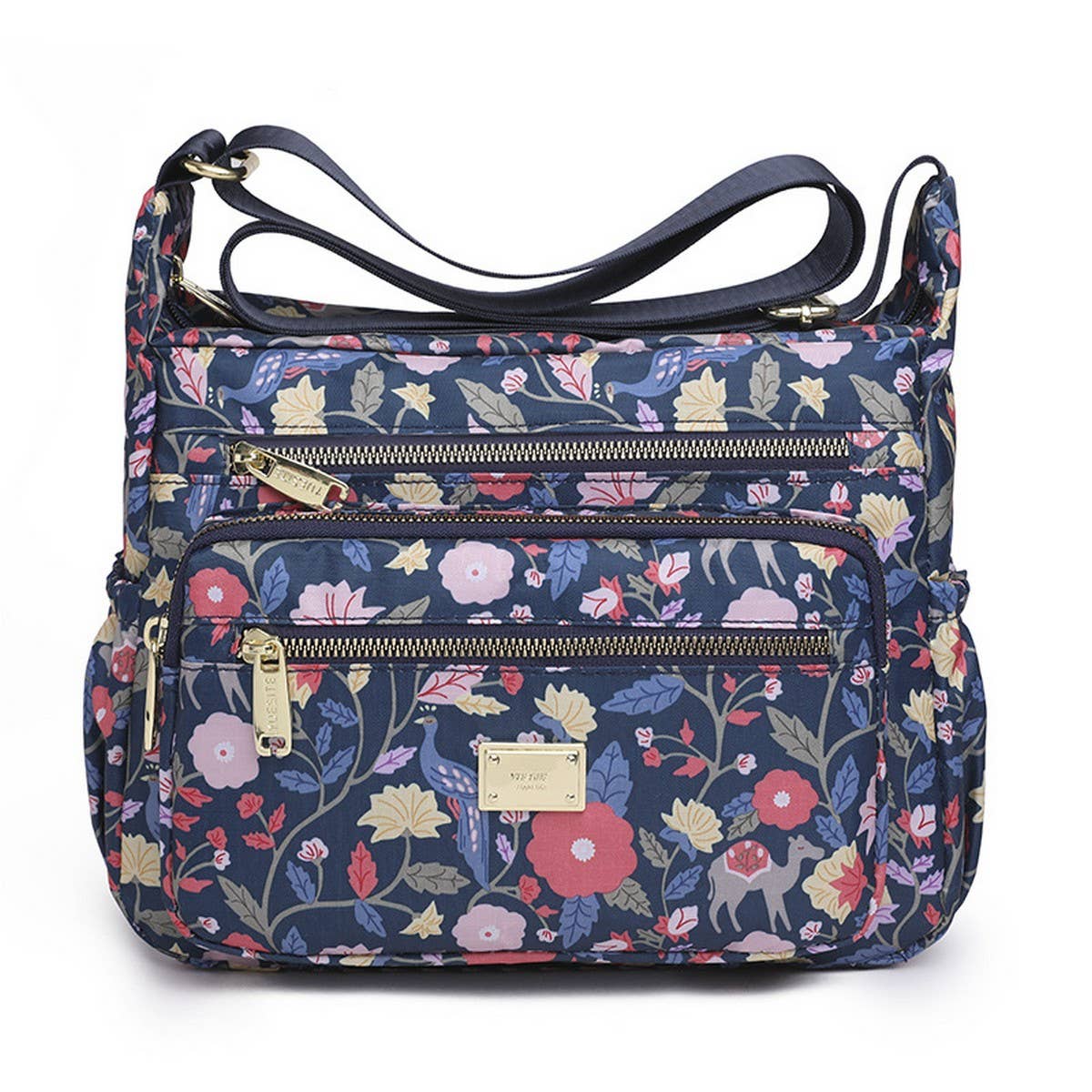 FASHION PRINTED NYLON SHOULDER CROSSBODY BAG_CWAB3526