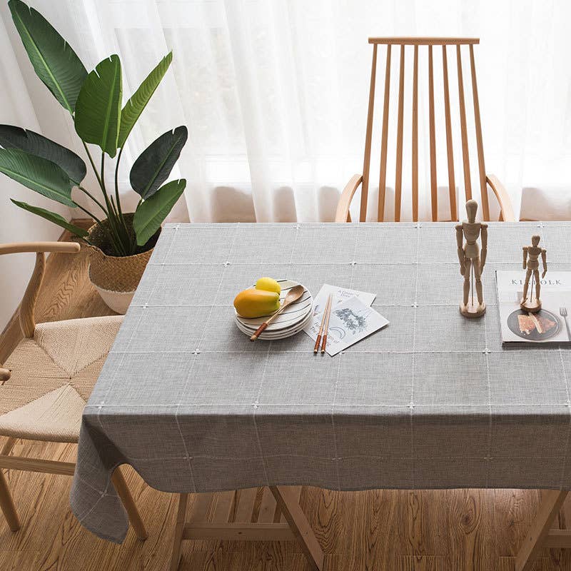 LINEN KITCHEN TABLECLOTH