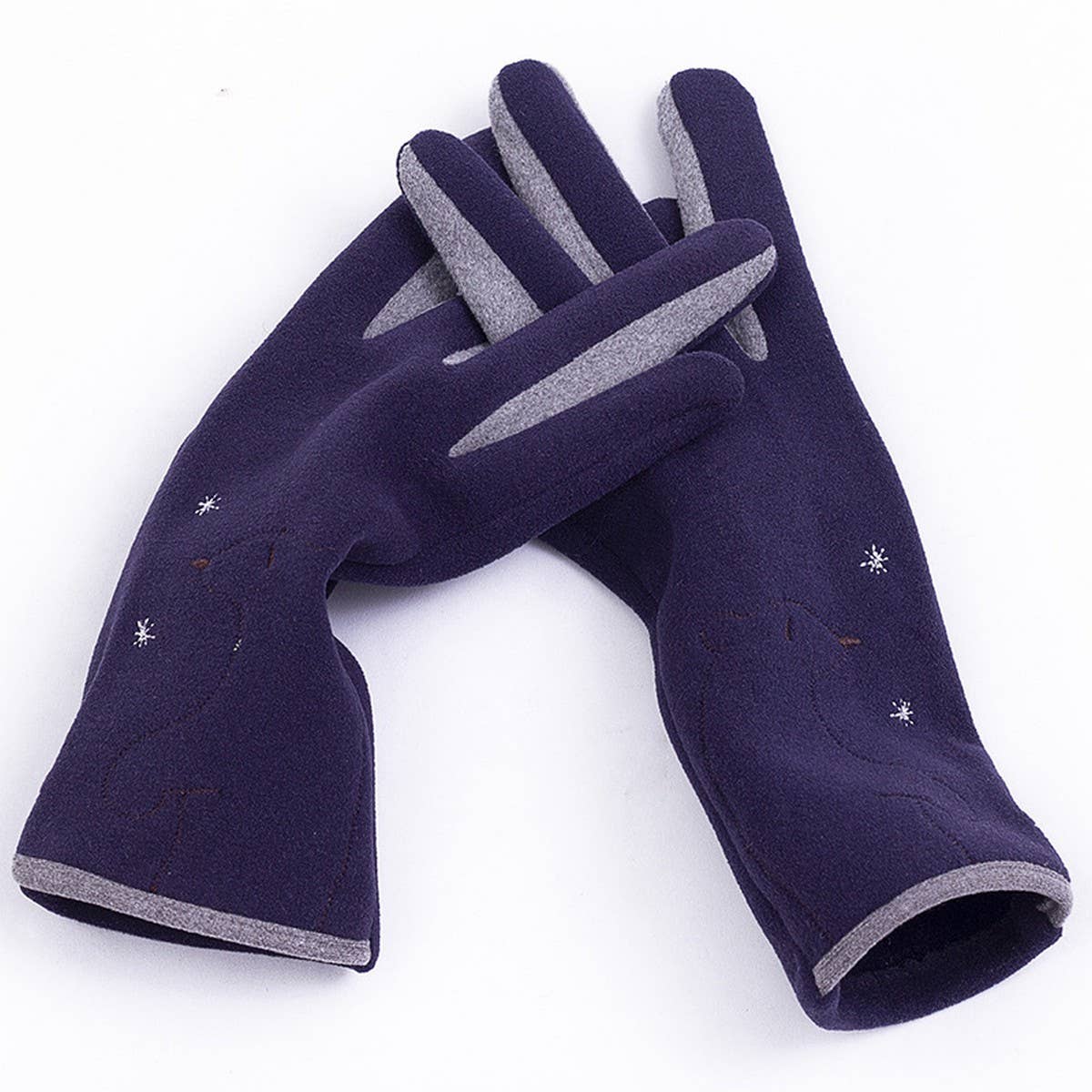 AUTUMN AND WINTER CUTE LADIES VELVET GLOVES_CWMM1543