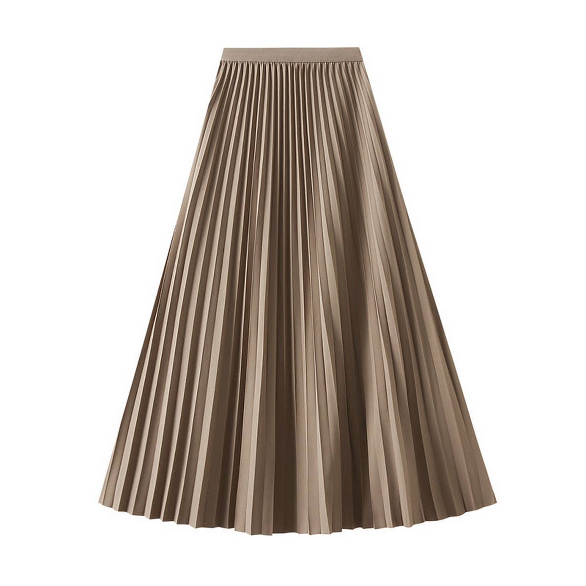 ACCORDION SKIRT LONG HIGH WAISTA-LINE PLEATEDSKIRT_CWBMS0293