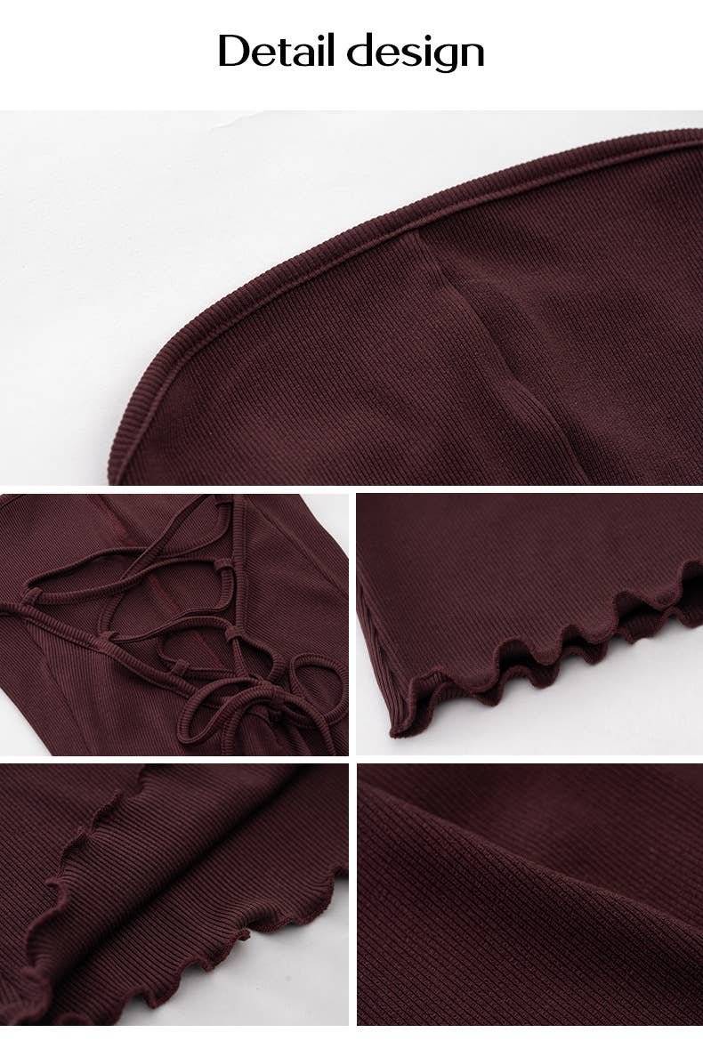 ELEGANT SLIM SEXY STRAPLESS JUMPSUIT