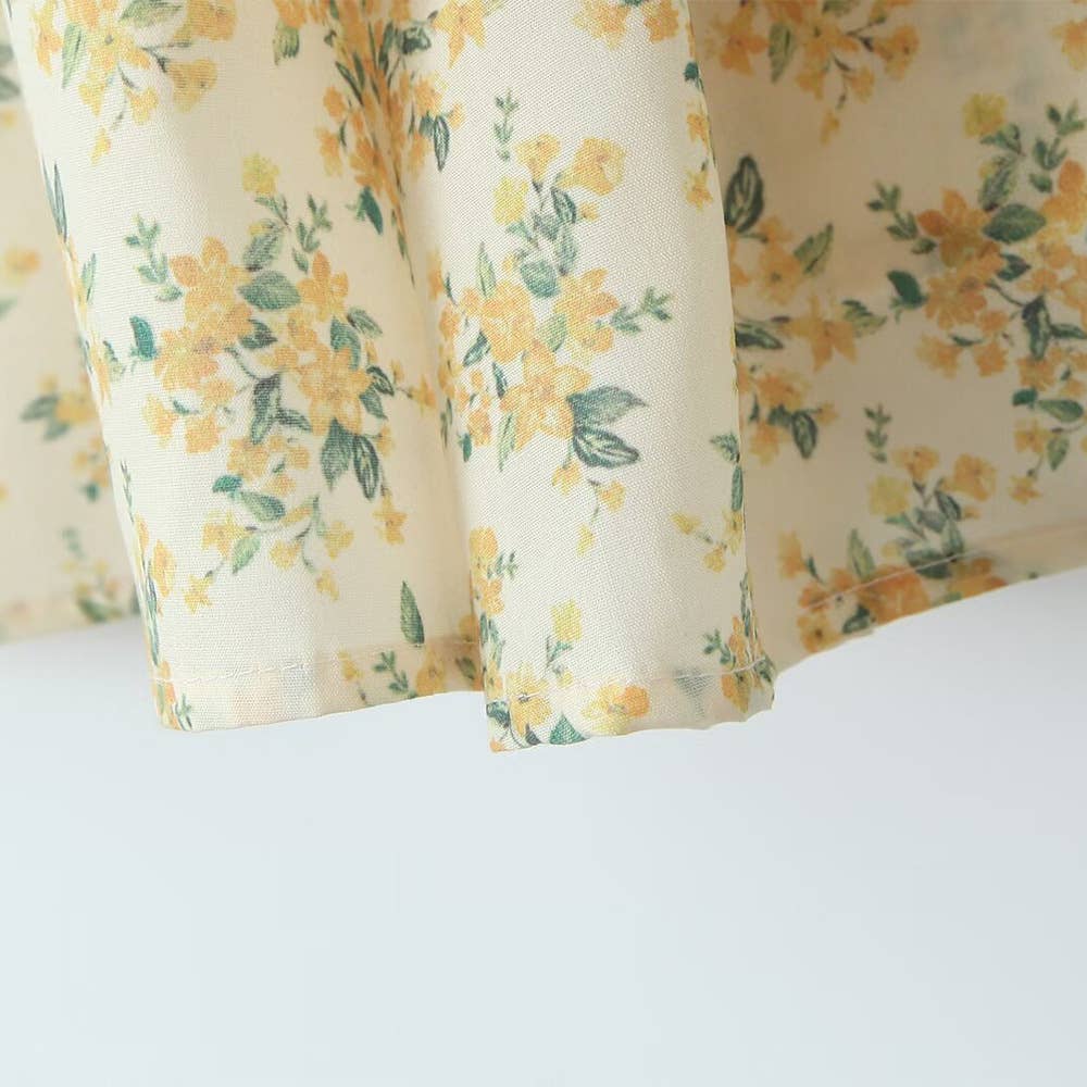 Backless Tie Strap Printed Sleeveless Dress