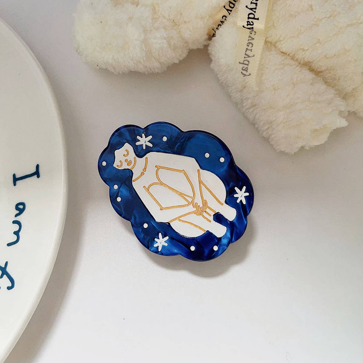 Mermaid Planet Hair Claw - Dreamy Cute Girl Clip_CWAHA1339