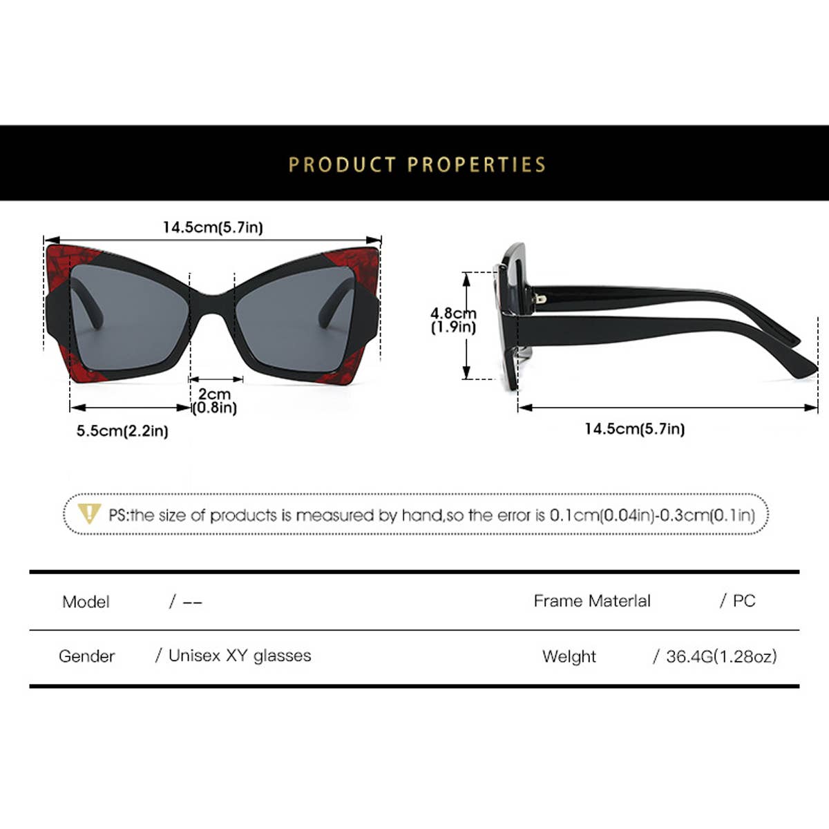 2024 NEW BUTTERFLY SHAPED CAT-EYE SUNGLASSES_CWASG0472