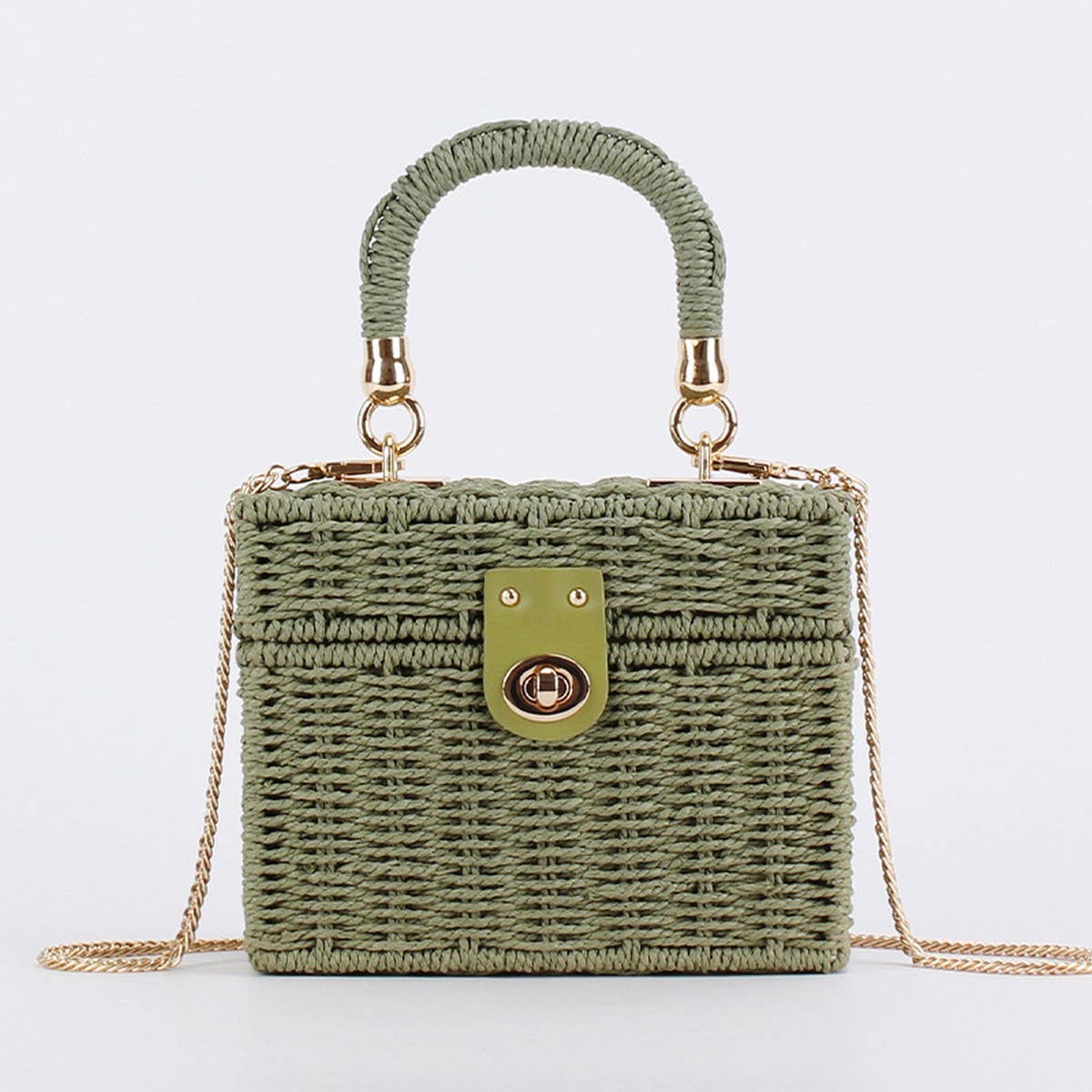 DUAL-PURPOSE LEISURE PAPER ROPE WOVEN BAG_CWAB4713