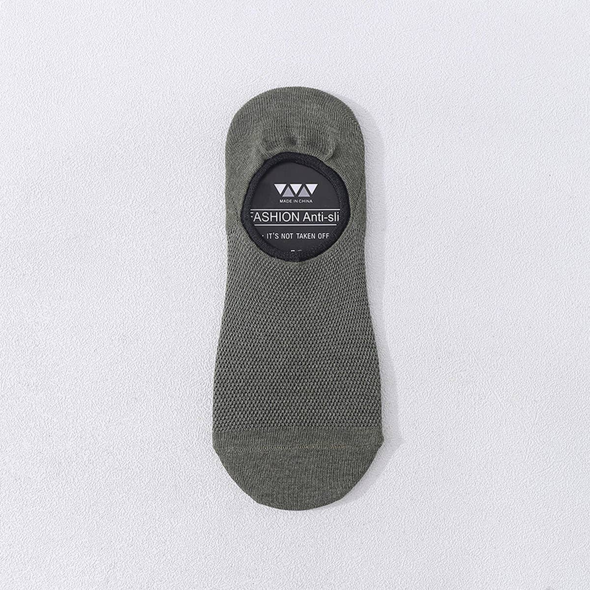 CASUAL SOLID COLOR HOLLOW SOCKS_CWMS0437