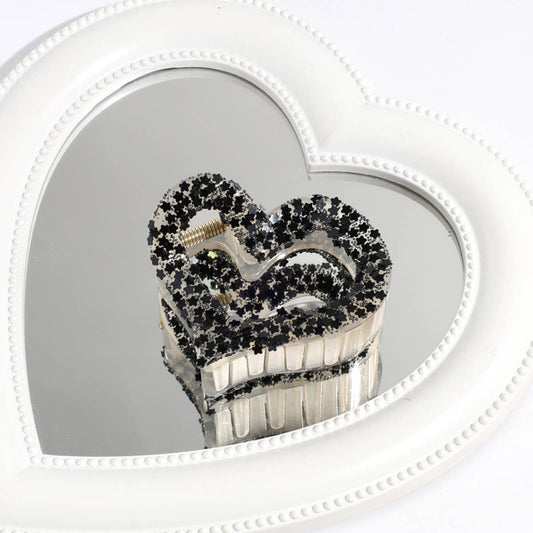 Heart & Star Glitter Hair Claw,Sweet Back Bun Clip