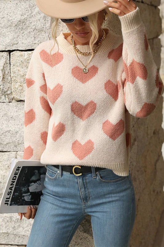 CWOSWL1604_Round Neck Long Sleeve Sweater