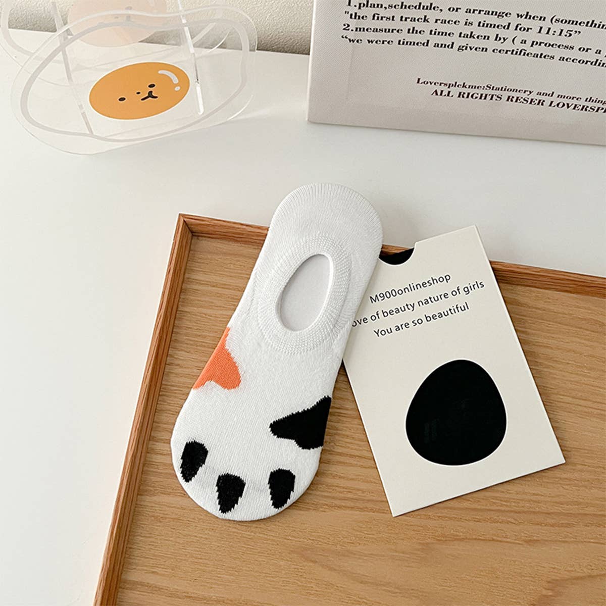 CUTE CAT PAW BOAT SOCKS SUMMER INVISIBLE SOCKS