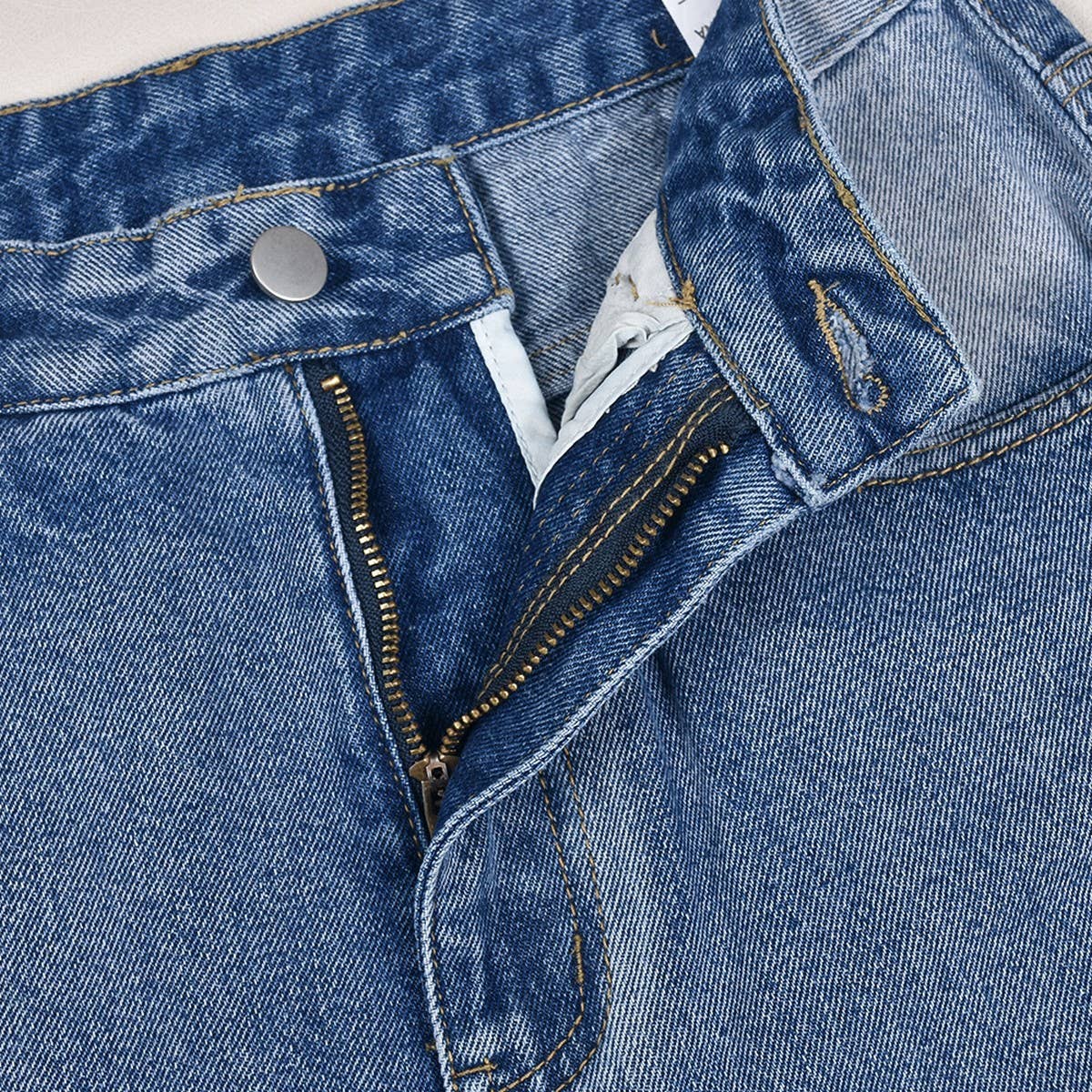 WOMENS VINTAGE WASHED STRAIGHT DENIM PANTS_CWJP0108