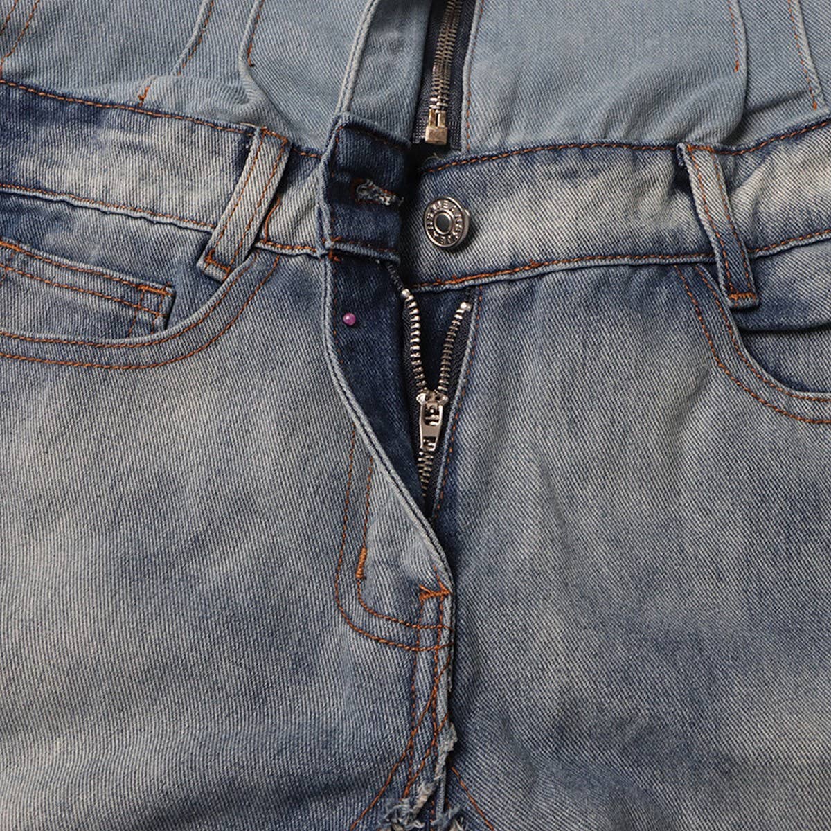 WOMENS HIGH WAISTED WIDE LEG LOOSE FITTING JEANS