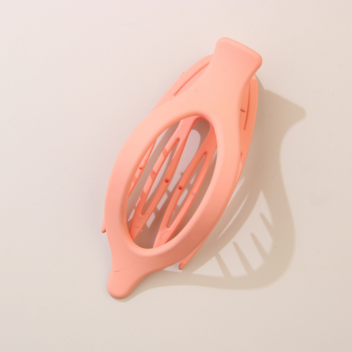 Leaf Oval Hair Clip ??Minimalist Claw Barrette_CWAHA6511