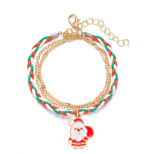 CHRISTMAS HANDMADE CHAIN BRACELET