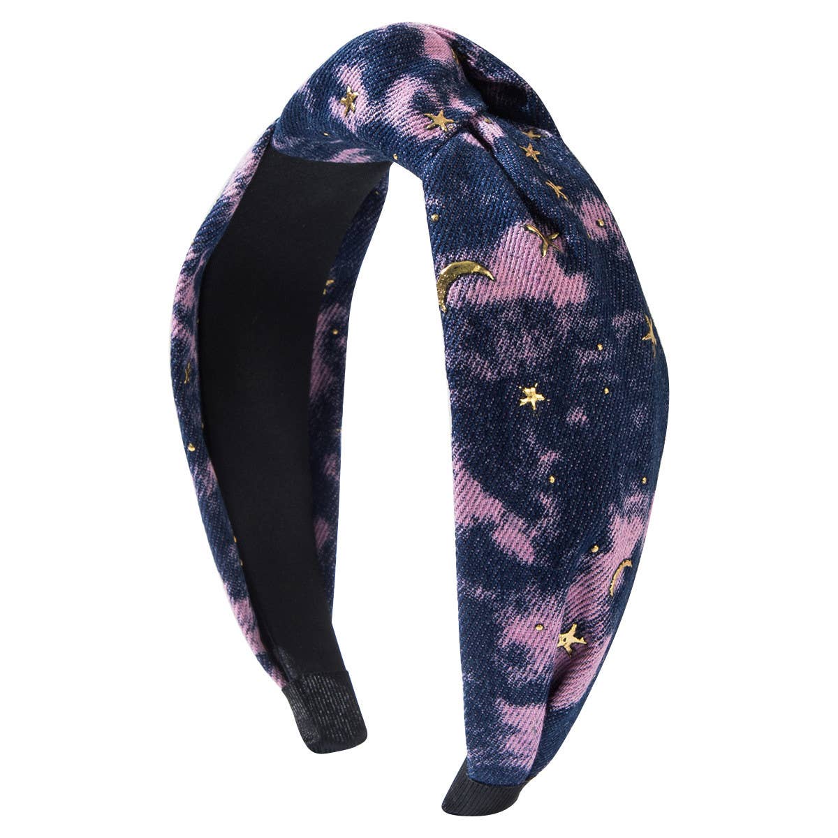 NEW TIE-DYE DENIM HEADBAND_CWAHA1983