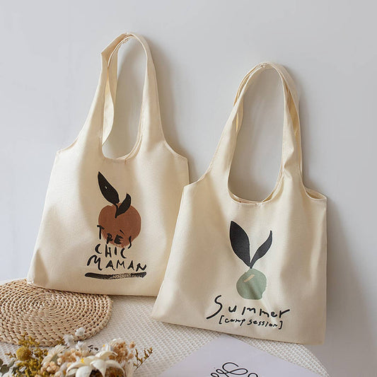 Minimalist Canvas Tote Bag for Women, Large Size_CWAB5624