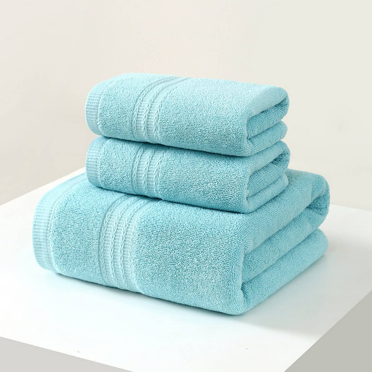 SIX-PIECE HOUSEHOLD ABSORBENT TOWEL BATH TOWEL SET_CWMM2271