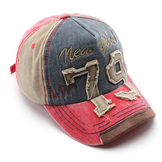 CWAH3225_KOREAN WASHED OLD SUN PROTECTION BASEBALL CAP