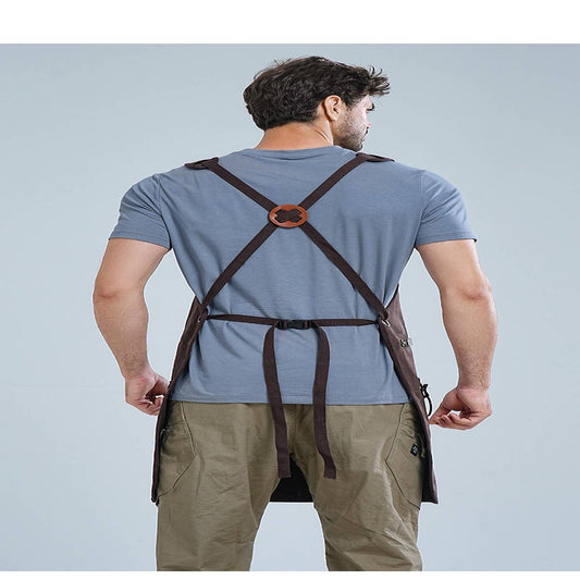 CWMM1819_Canvas Apron Multi-Functional Work Apron