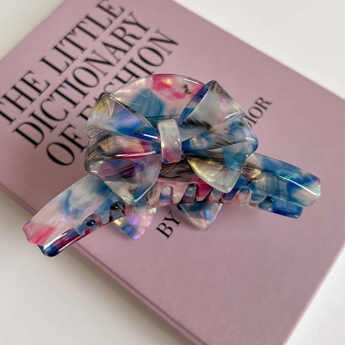 Cute Bow Acetate Claw Clip ? Double-Sided Desig