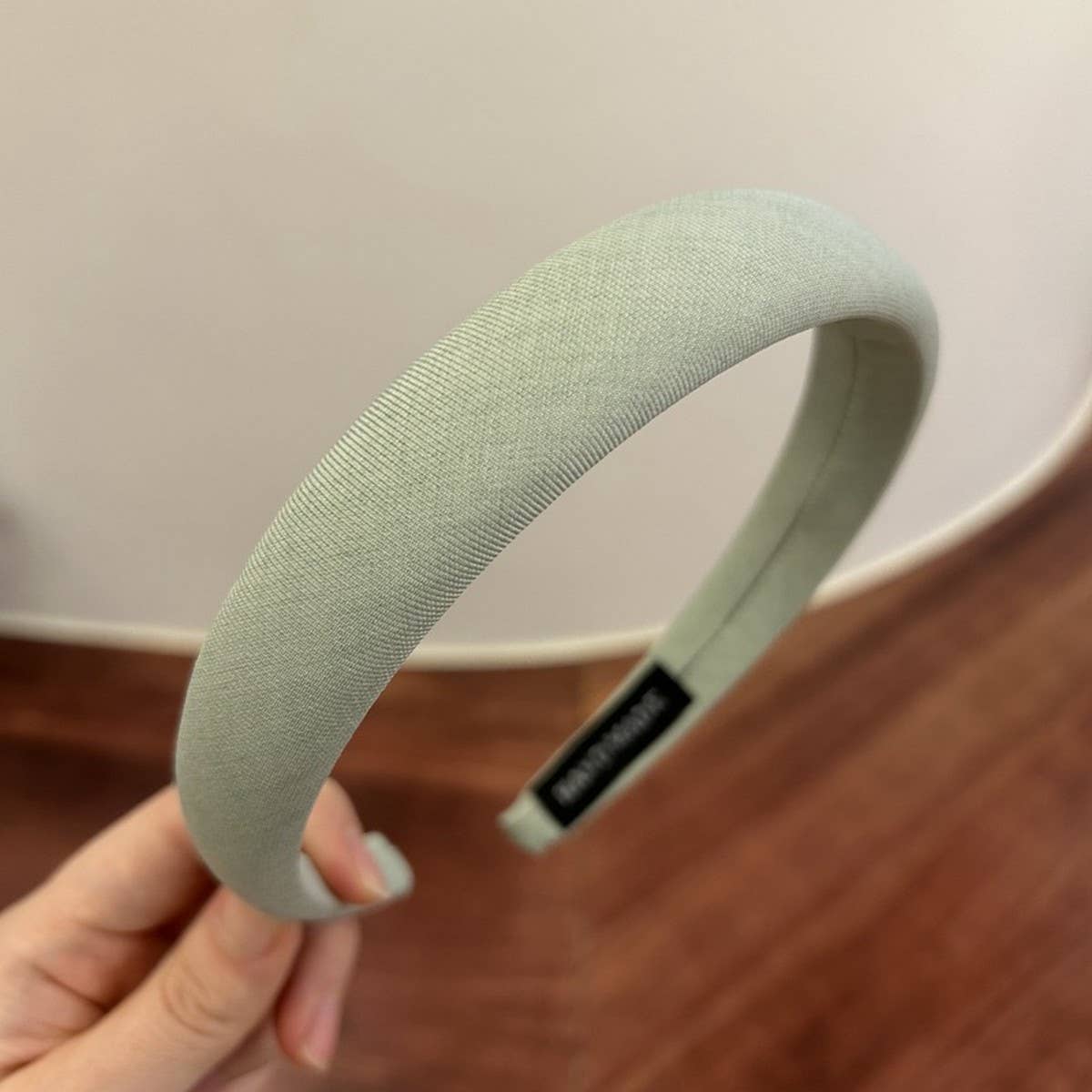 SMALL FRESH PLAID SOLID COLOR VERSATILE HEADBAND_CWAHA2857