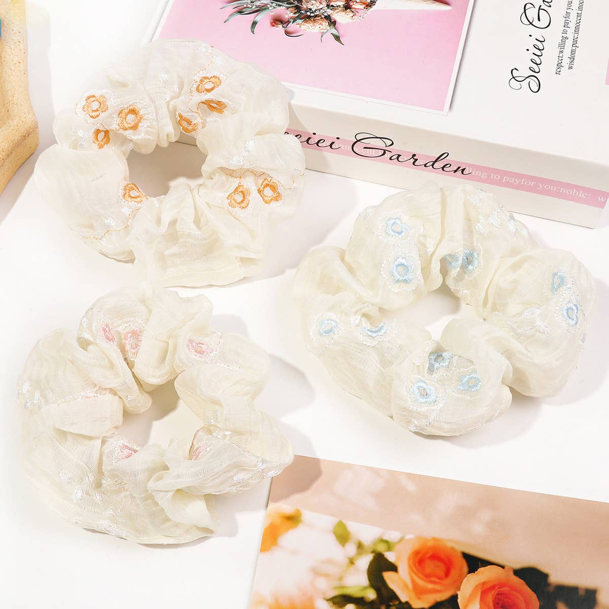 2024 NEW LACE FLOWER HAIRBAND HAIR ROPE_CWAHA1647