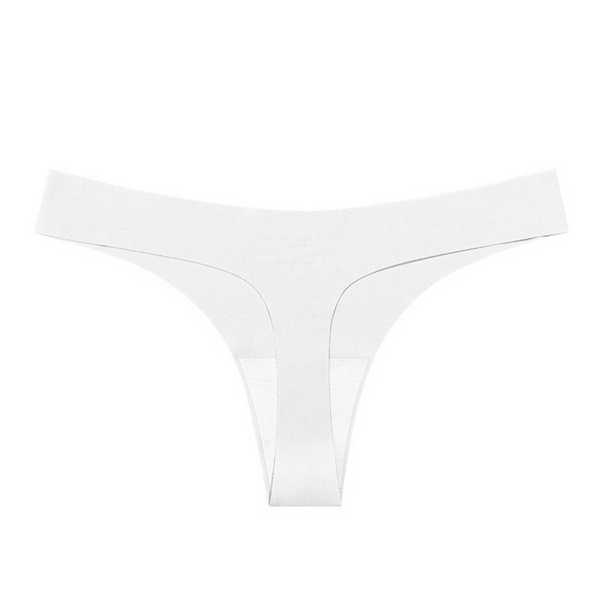SOLID COLOR ICE SILK T-LINE UNDERWEAR_CWMU0279