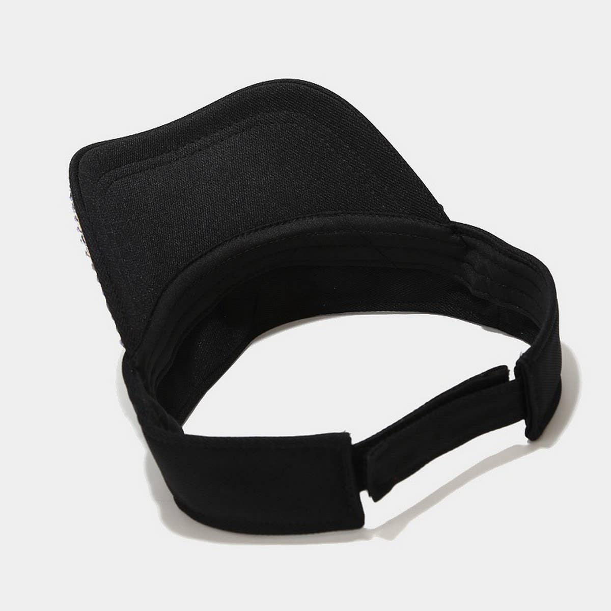 Rhinestone Visor Hat-Trendy Sunshade Baseball Cap_CWAH3291