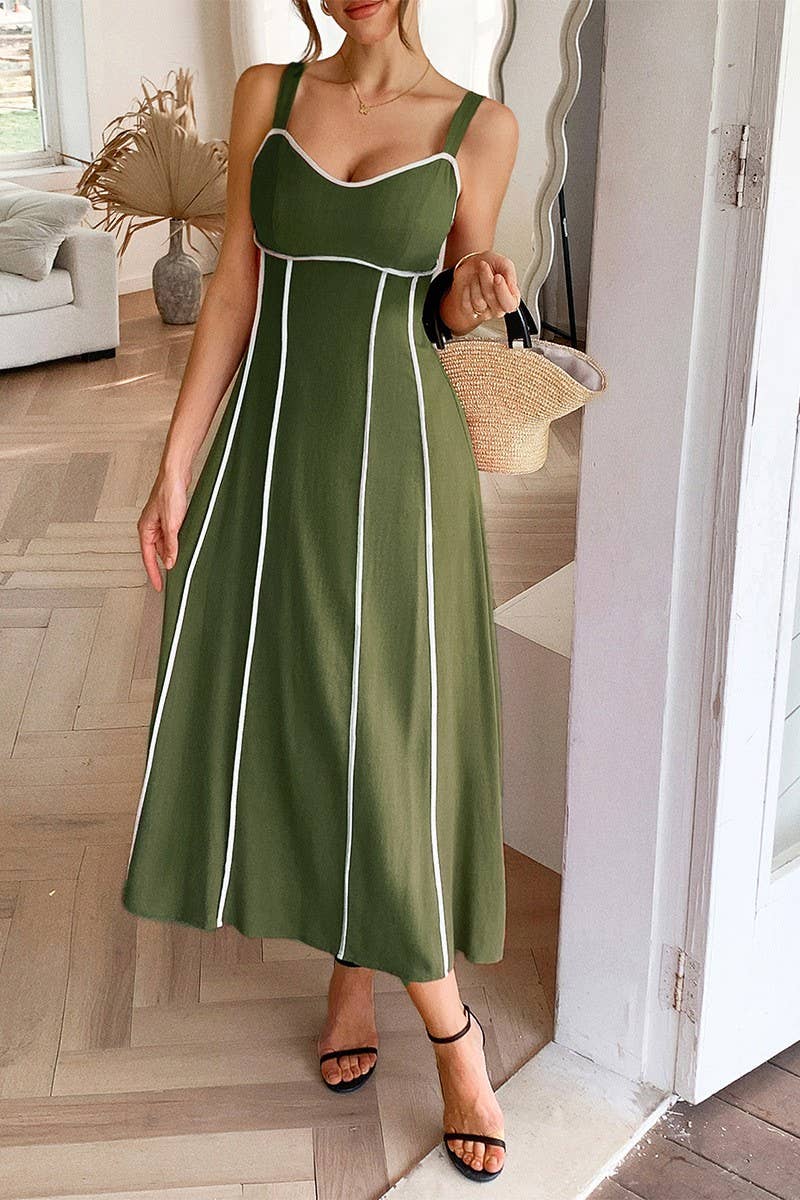 CWDHL0877_SUMMER HOLIDAY CASUAL SUSPENDER DRESS