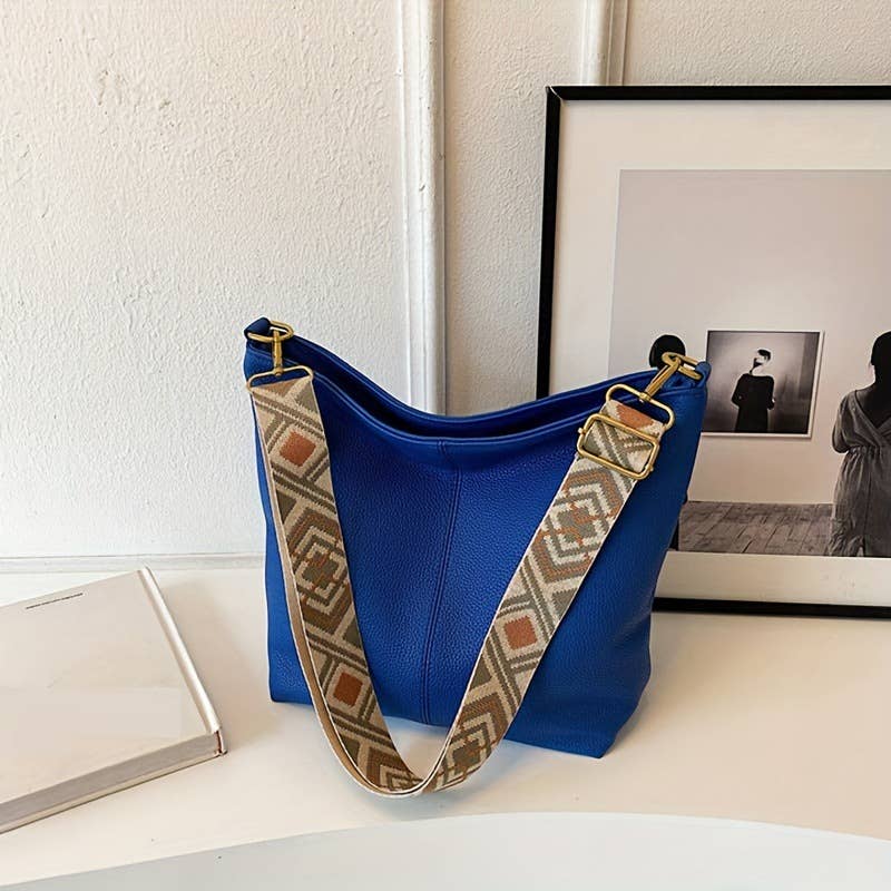 Simple versatile single-shoulder crossbody bag