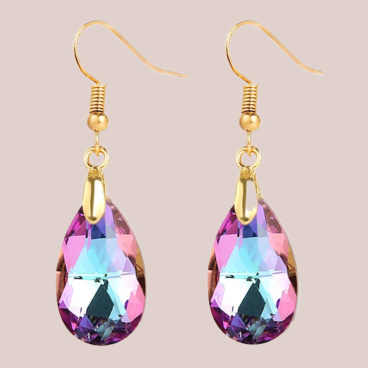 WATER DROPLET  DECOR DROP EARRINGS