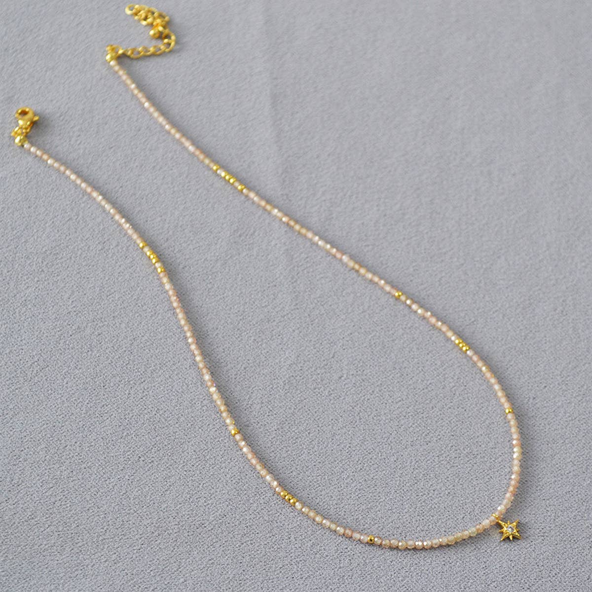 FASHIONABLE AND SIMPLE STAR PENDANT NECKLACE_CWAJE2114