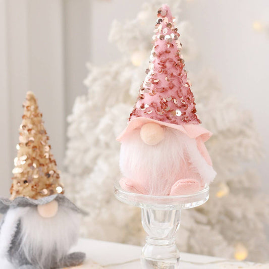 Sequin Faceless Santa Plush Doll for Party_CWAJE5305