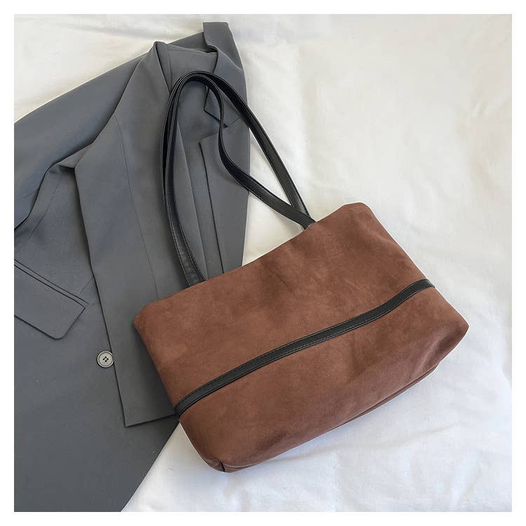 Personalized retro large-capacity tote bag