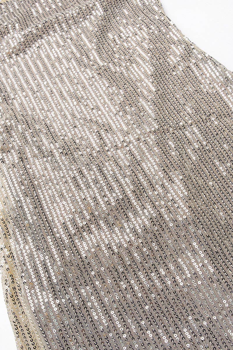 CWDMD4252_SEQUIN SPARKLING STRAP LONG GOWN PARTY DRESS