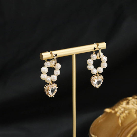 WOMEN'S LIGHT LUXURY NATURAL PEARL EARRINGS
