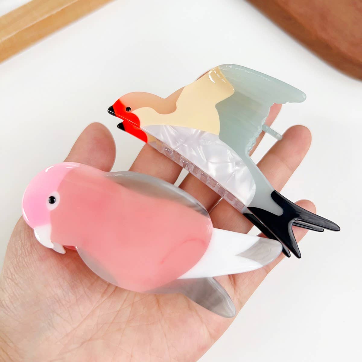 FLYING BIRD TEMPERAMENT SWEET HAIR CLIP_CWAHA1489