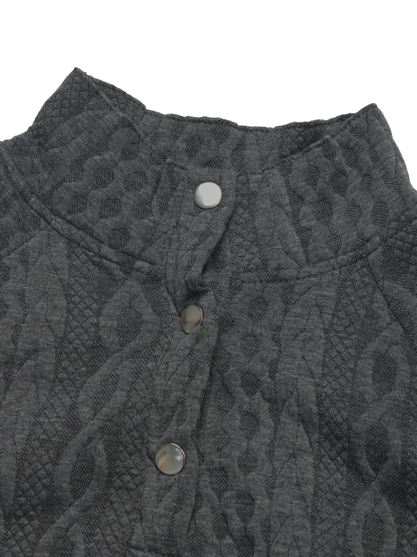 TEXTURED LONG SLEEVE SOLID COLOR HOODIE