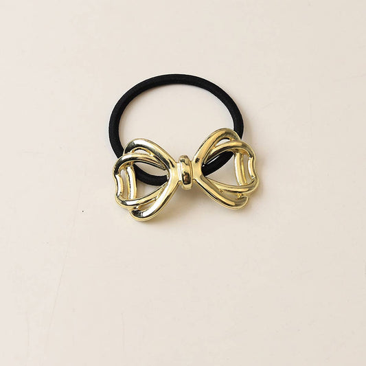 DESIGN HOLLOW BOW HAIR SCRUNCHIES