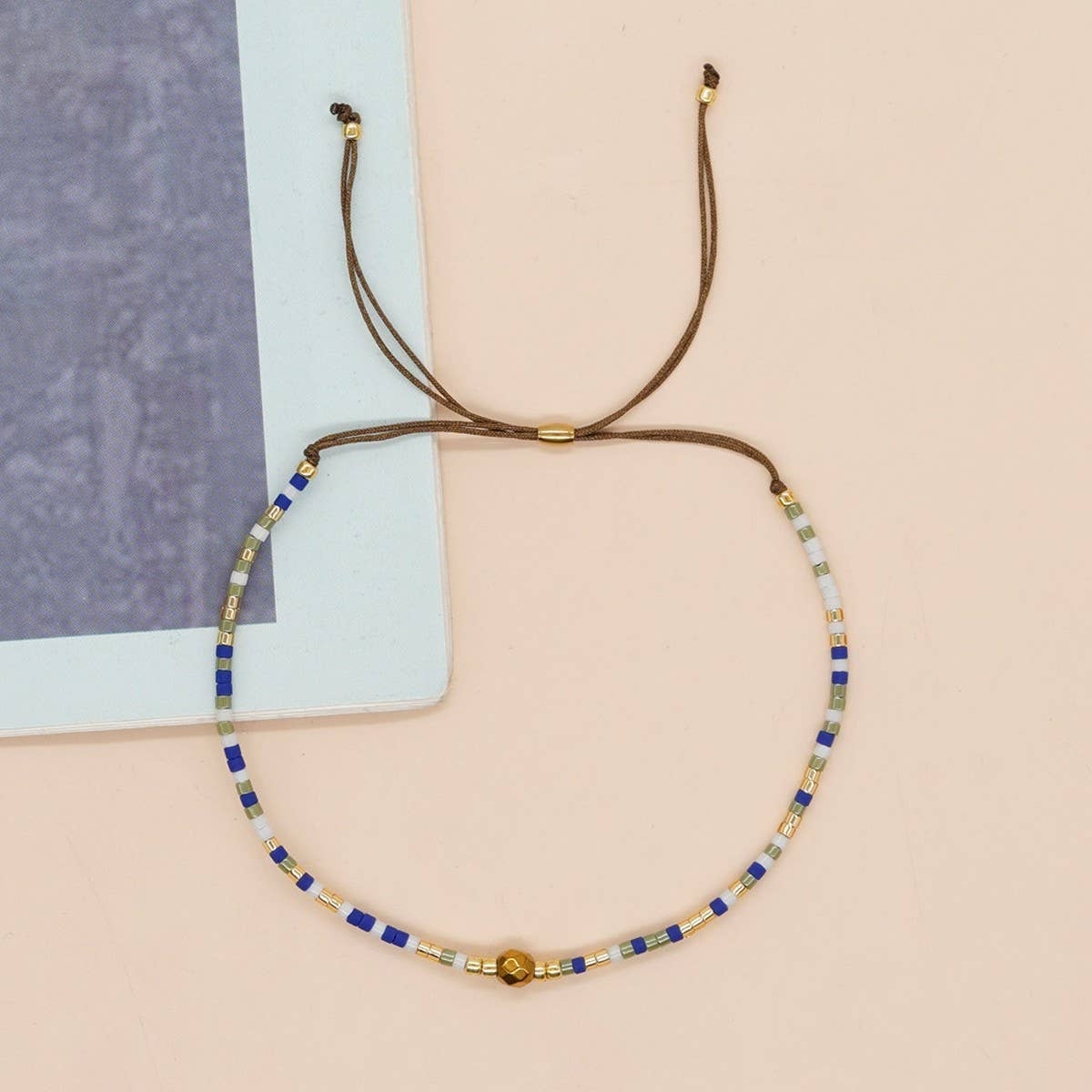 HAND-WOVEN FASHIONABLE RICE BEADS BRACELET_CWAB4620