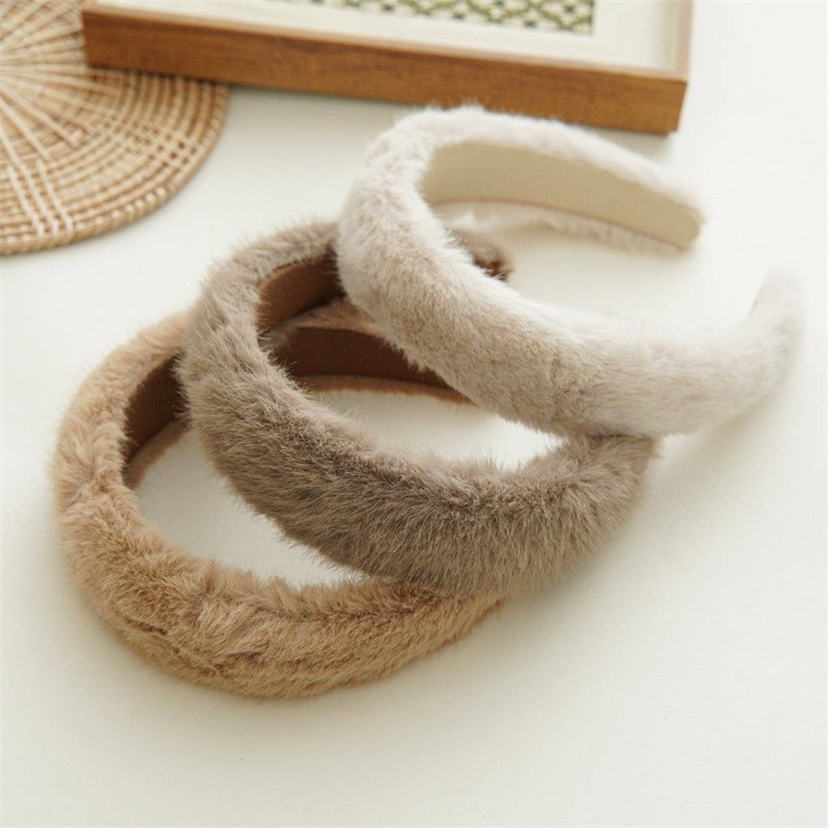 RETRO HIGH SKULL PLUSH HEADBAND_CWAHA0798