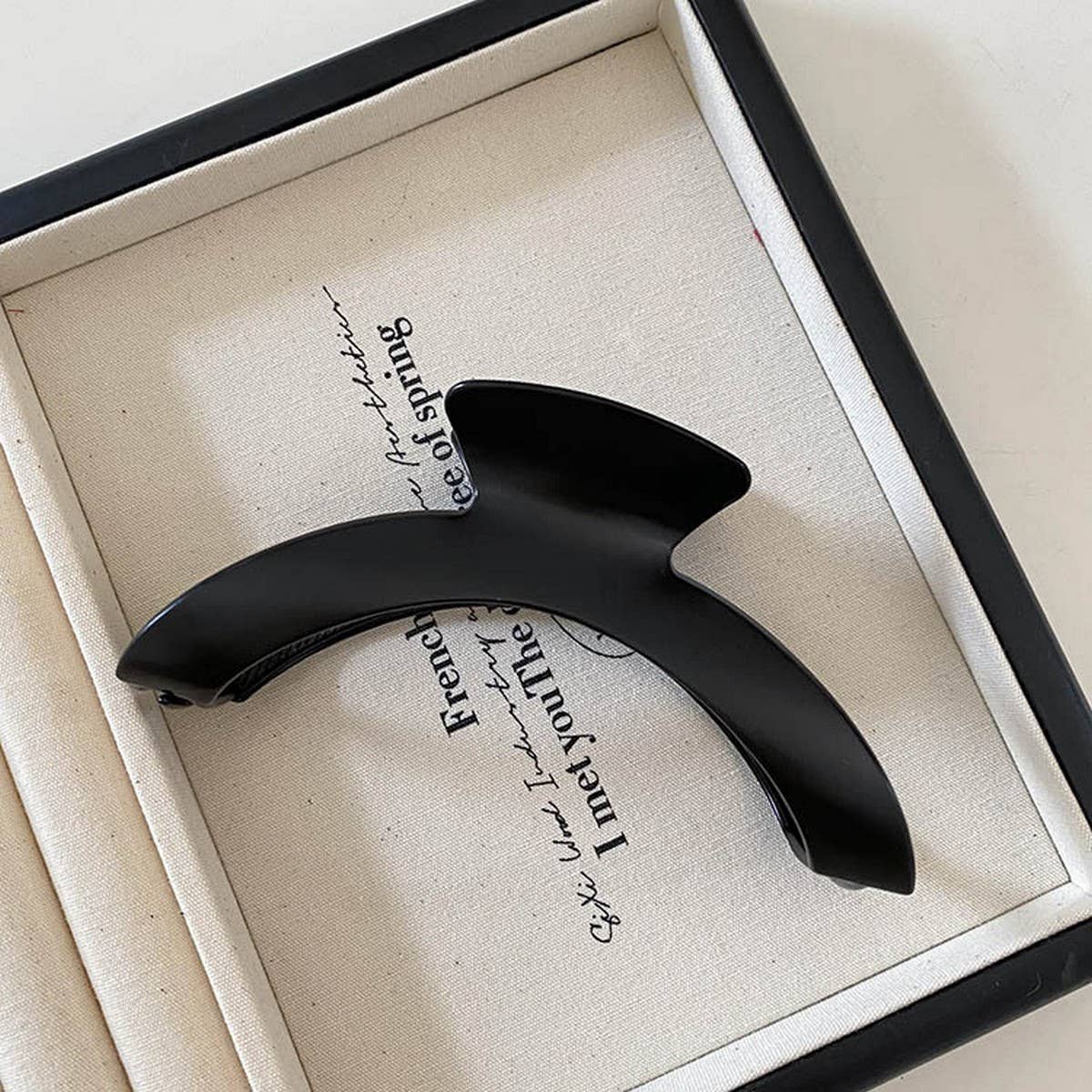 Minimalist Arch Metal Hair Claw,Elegant Shark Clip_CWAHA1280