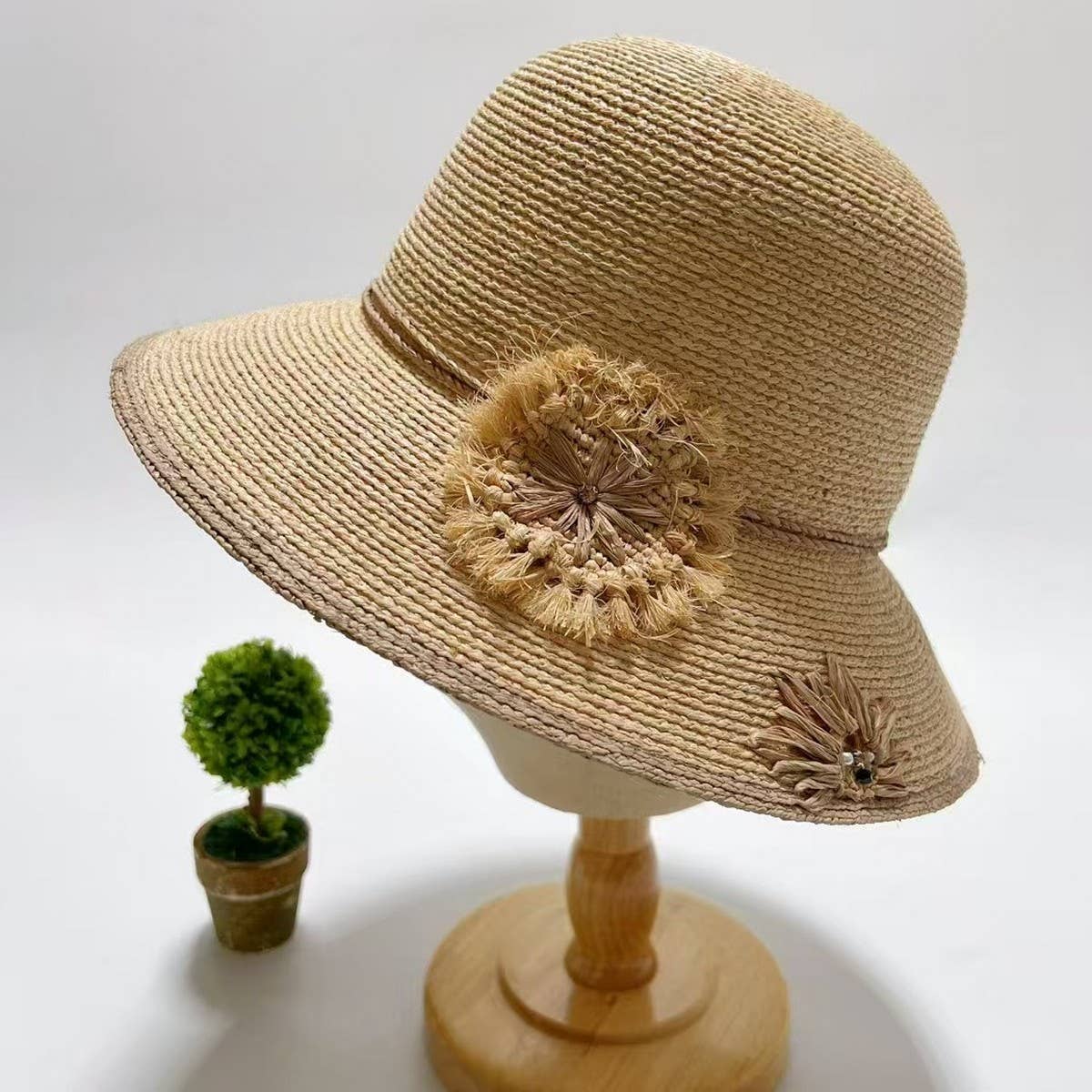 New summer classic sunflower sun hat_CWAH3578