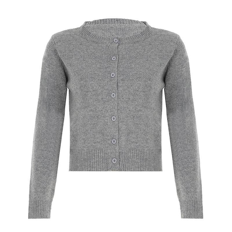 Girly Style Twist Solid Color Sweater