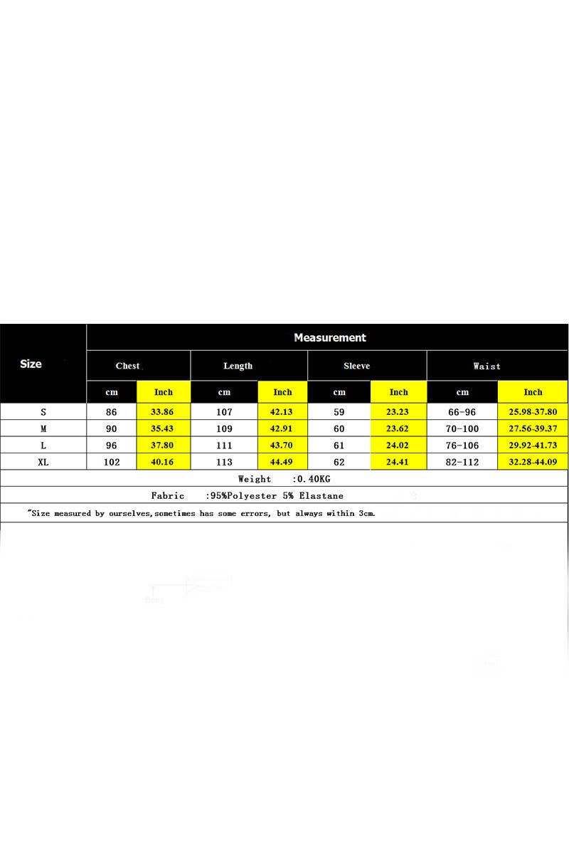 CWDMD4682_AUTUMN IRREGULAR PATTERN ROUND NECK SLIM DRESS