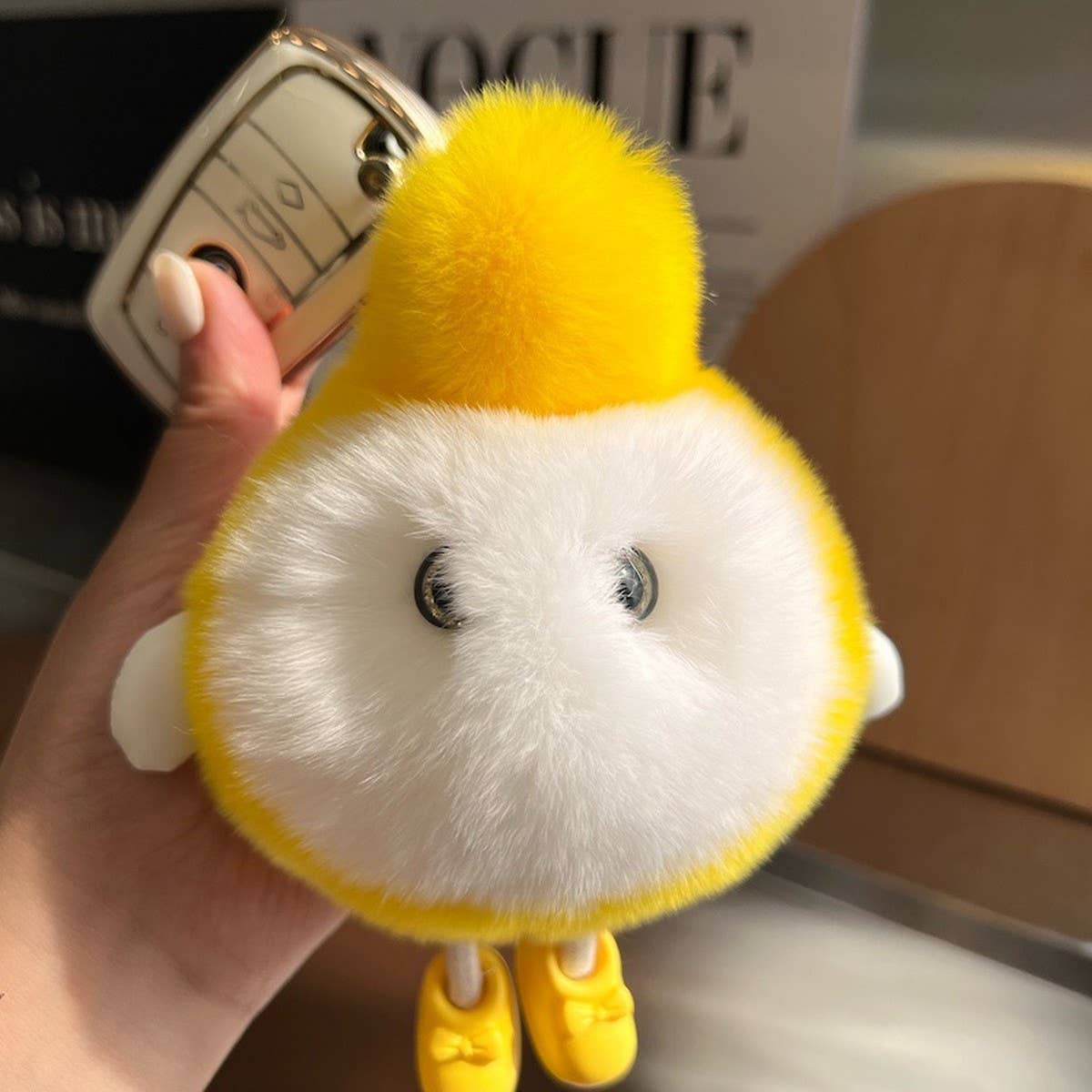 EGG PARTY PLUSH KEYCHAIN PENDANT ACCESSORIES