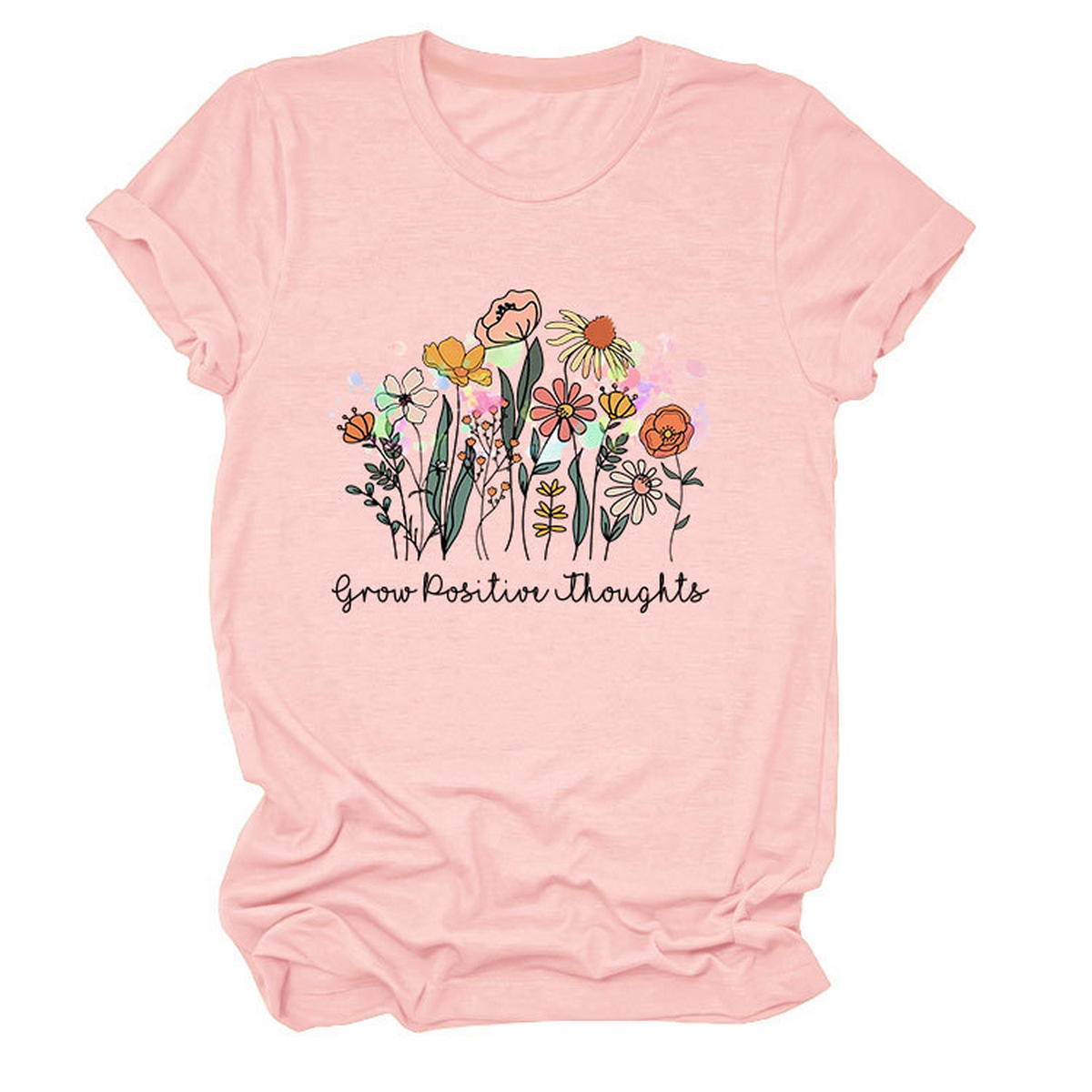 Women??¢s Casual Crew Neck T-Shirt, Soft Fit_CWTTS1488