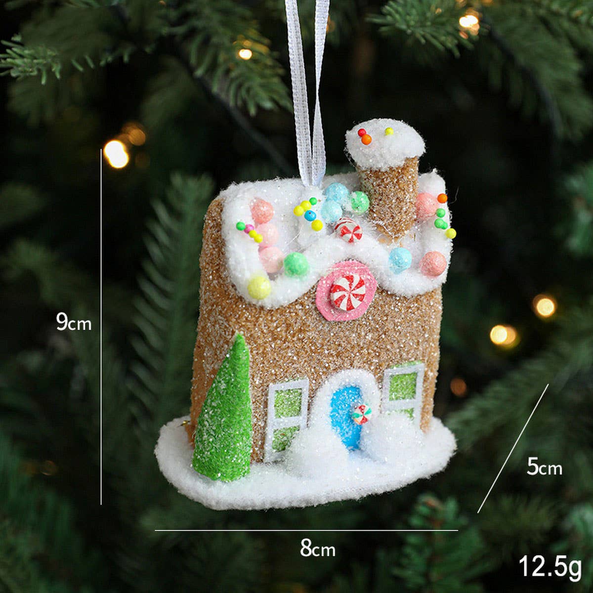 Ice Cream Snowman Christmas Tree Hanging Decor