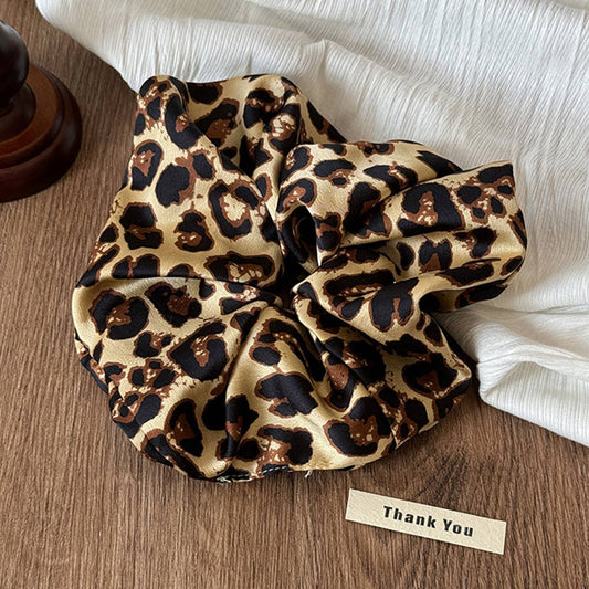 LEOPARD COLON SCRUNCHIE PREMIUM HAIR ACCESSORY