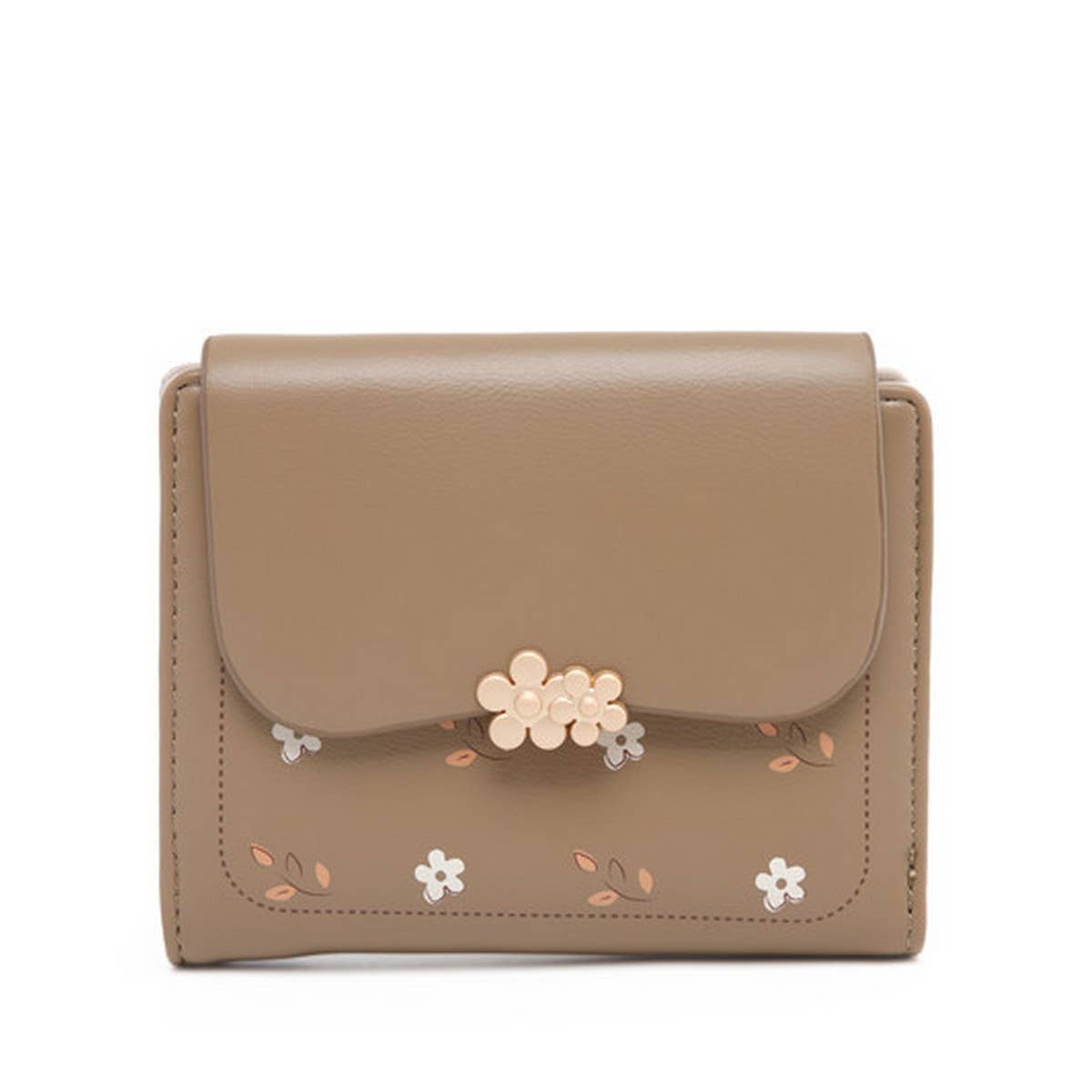 FLORAL TRI-FOLD COIN PURSE_CWAB2336