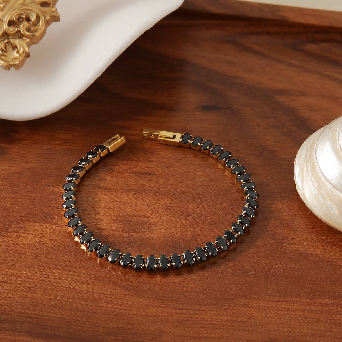 MULTI-COLOR DIAMOND SINGLE ROW FULL DIAMONDBRACELET